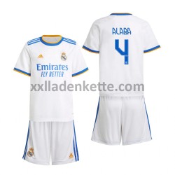Fußballtrikot Real Madrid David Alaba 4 Kinder Heim 2021-2022 Kurzarm
