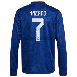 Fußballtrikot Real Madrid Eden Hazard 7 Auswärts 2021-2022 Langarm