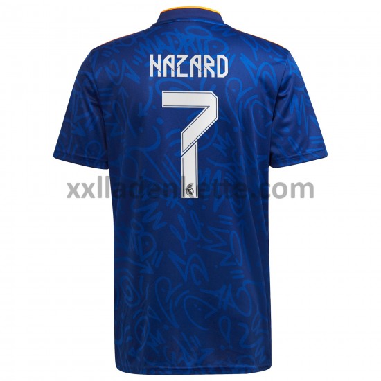 Fußballtrikot Real Madrid Eden Hazard 7 Auswärts 2021-2022 Kurzarm