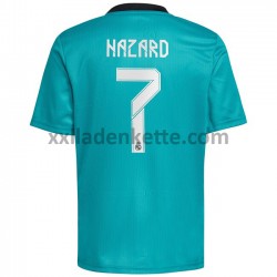 Fußballtrikot Real Madrid Eden Hazard 7 Ausweich 2021-2022 Kurzarm