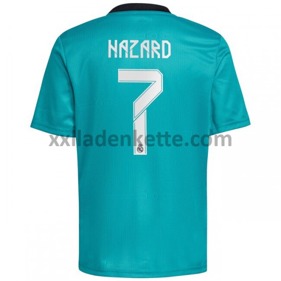 Fußballtrikot Real Madrid Eden Hazard 7 Ausweich 2021-2022 Kurzarm