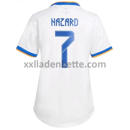 Fußballtrikot Real Madrid Eden Hazard 7 Dame Heim 2021-2022 Kurzarm