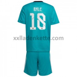 Fußballtrikot Real Madrid Gareth Bale 18 Kinder Ausweich 2021-2022 Kurzarm