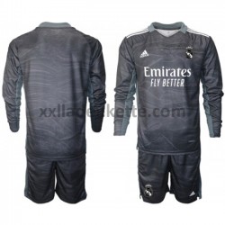 Fußballtrikot Real Madrid Torwart Kinder Heim 2021-2022 Langarm