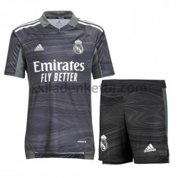 Fußballtrikot Real Madrid Torwart Kinder Heim 2021-2022 Kurzarm