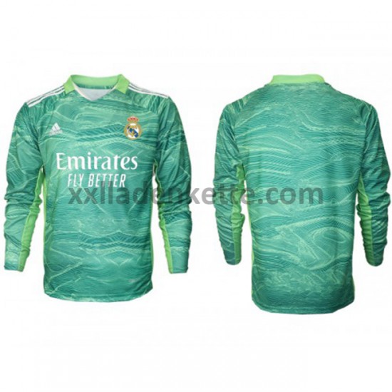 Fußballtrikot Real Madrid Torwart Ausweich 2021-2022 Langarm