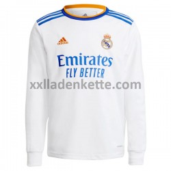 Fußballtrikot Real Madrid Heim 2021-2022 Langarm