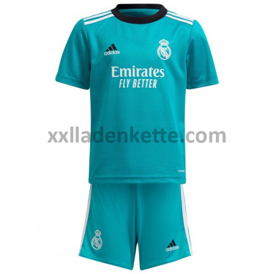 Fußballtrikot Real Madrid Kinder Ausweich 2021-2022 Kurzarm