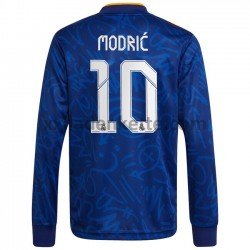 Fußballtrikot Real Madrid Luka Modrić 10 Auswärts 2021-2022 Langarm