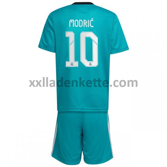 Fußballtrikot Real Madrid Luka Modrić 10 Kinder Ausweich 2021-2022 Kurzarm