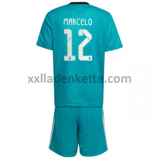 Fußballtrikot Real Madrid Marcelo 12 Ausweich 2021-2022 Kurzarm