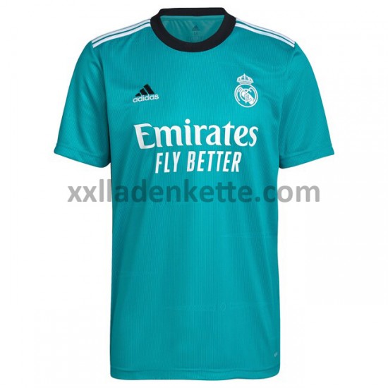 Fußballtrikot Real Madrid Ausweich 2021-2022 Kurzarm