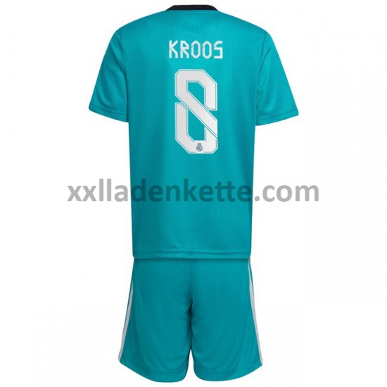 Fußballtrikot Real Madrid Toni Kroos 8 Kinder Ausweich 2021-2022 Kurzarm
