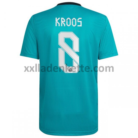 Fußballtrikot Real Madrid Toni Kroos 8 Ausweich 2021-2022 Kurzarm