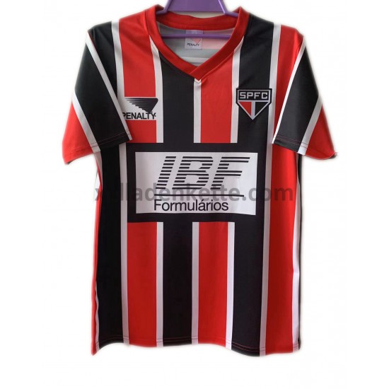 Fußballtrikot Sao Paulo Retro Auswärts 1991 Kurzarm