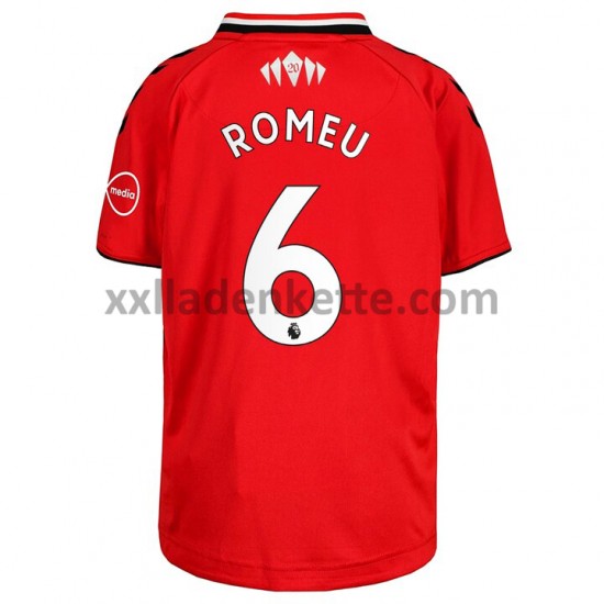Fußballtrikot Southampton Oriol Romeu 6 Heim 2021-2022 Kurzarm