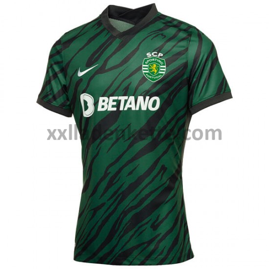 Fußballtrikot Sporting Lisbon Ausweich 2021-2022 Kurzarm