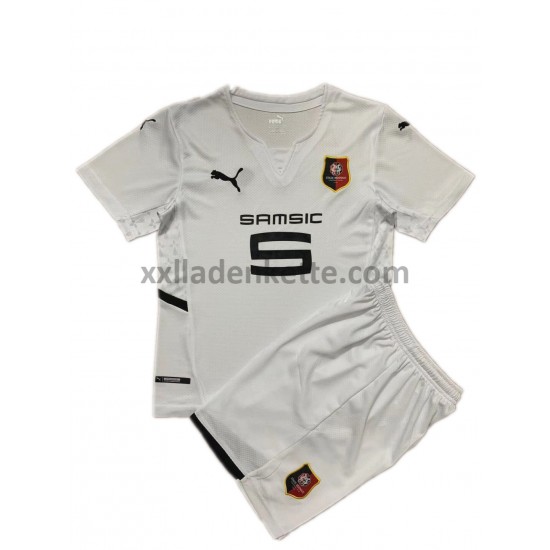 Fußballtrikot Stade Rennes Kinder Auswärts 2021-2022 Kurzarm