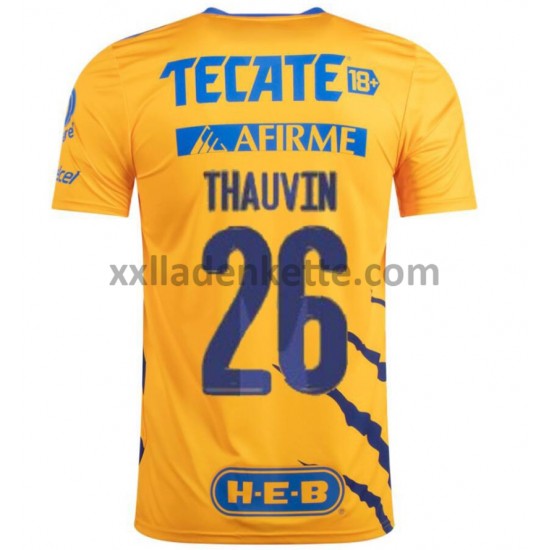Fußballtrikot Tigres UANL Florian Thauvin 26 Heim 2021-2022 Kurzarm