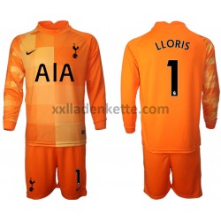 Fußballtrikot Tottenham Hotspur Hugo Lloris 1 Torwart Kinder Ausweich 2021-2022 Langarm