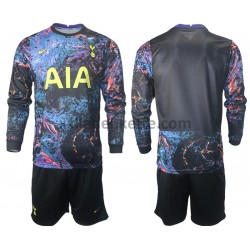 Fußballtrikot Tottenham Hotspur Kinder Auswärts 2021-2022 Langarm