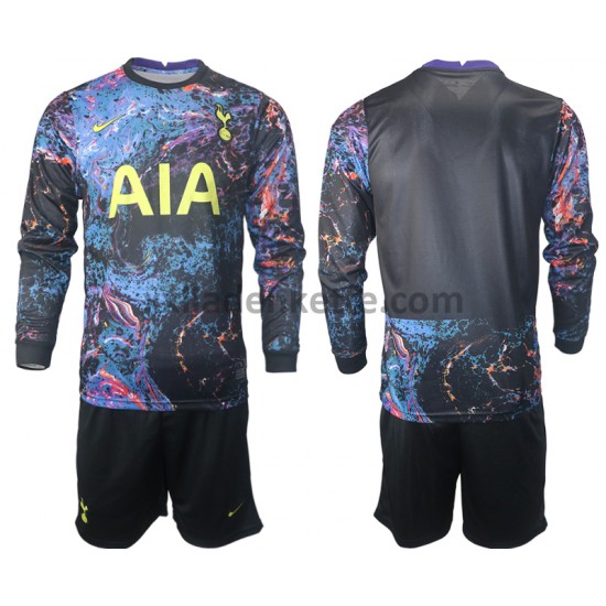 Fußballtrikot Tottenham Hotspur Kinder Auswärts 2021-2022 Langarm