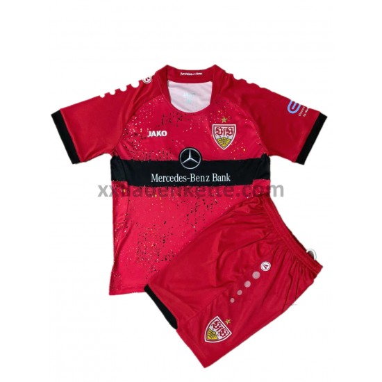 Fußballtrikot VfB Stuttgart Kinder Auswärts 2021-2022 Kurzarm