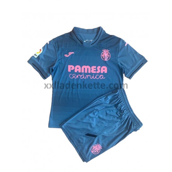 Fußballtrikot Villarreal CF Kinder Ausweich 2021-2022 Kurzarm