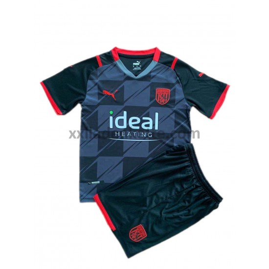 Fußballtrikot West Bromwich Albion Kinder Auswärts 2021-2022 Kurzarm