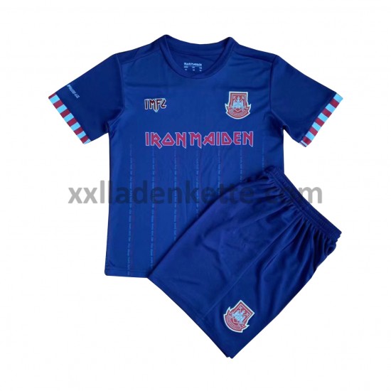Fußballtrikot West Ham United Iron Maiden Kinder Auswärts Kurzarm