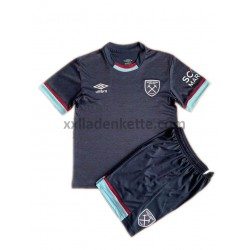 Fußballtrikot West Ham United Kinder Ausweich 2021-2022 Kurzarm