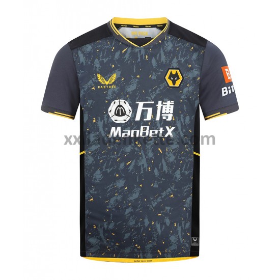 Fußballtrikot Wolverhampton Wanderers Auswärts 2021-2022 Kurzarm