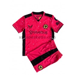 Fußballtrikot Wolverhampton Wanderers Torwart Kinder Auswärts 2021-2022 Kurzarm