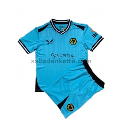 Fußballtrikot Wolverhampton Wanderers Torwart Kinder Ausweich 2021-2022 Kurzarm