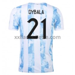 Fußballtrikot Argentinien Dybala 21 Heim 2021 Kurzarm