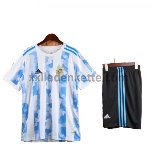Fußballtrikot Argentinien Kinder Heim 2021 Kurzarm