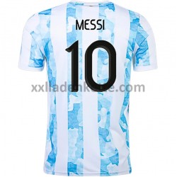 Fußballtrikot Argentinien Lionel Messi 10 Heim 2021 Kurzarm