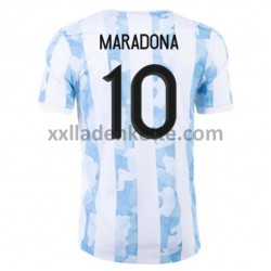 Fußballtrikot Argentinien Maradona 10 Heim 2021 Kurzarm