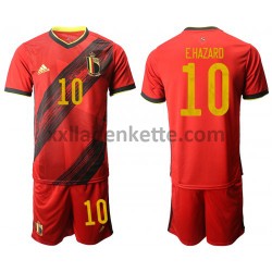 Fußballtrikot Belgien Eden Hazard 10 Kinder Heim EURO 2020 Kurzarm