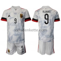 Fußballtrikot Belgien Romelu Lukaku 9 Kinder Auswärts EURO 2020 Kurzarm