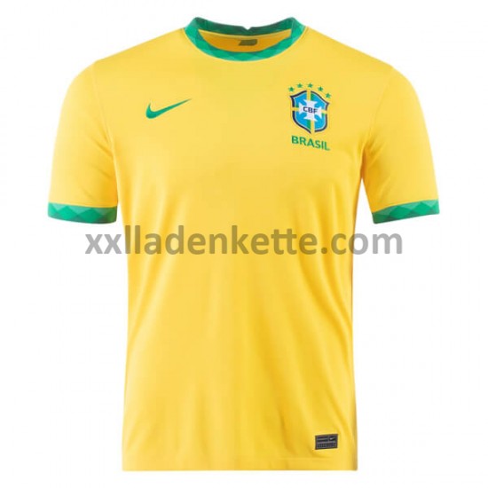 Fußballtrikot Brasilien Heim 2020-2021 Kurzarm