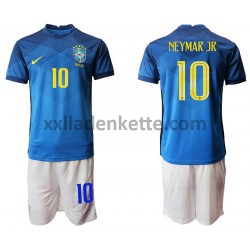 Fußballtrikot Brasilien Neymar JR 10 Kinder Auswärts 2020-2021 Kurzarm