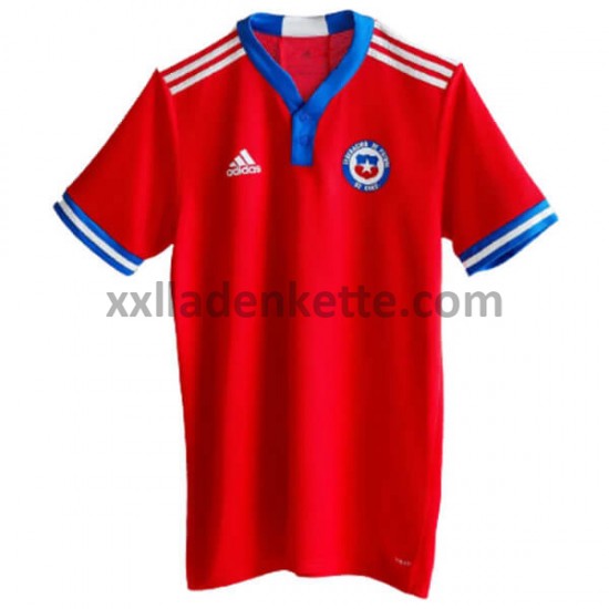 Fußballtrikot Chile Heim 2021 Kurzarm