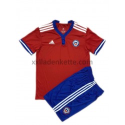 Fußballtrikot Chile Kinder Heim 2021 Kurzarm