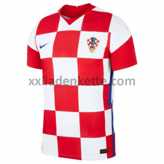 Fußballtrikot Kroatien Heim EURO 2020 Kurzarm
