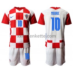 Fußballtrikot Kroatien Luka Modrić 10 Kinder Heim EURO 2020 Kurzarm