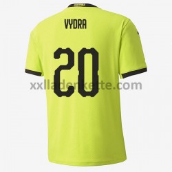Fußballtrikot Tschechien Matej Vydra 20 Auswärts EURO 2020 Kurzarm