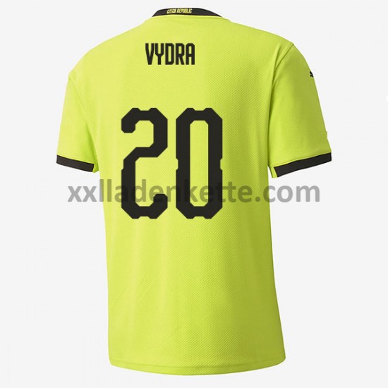 Fußballtrikot Tschechien Matej Vydra 20 Auswärts EURO 2020 Kurzarm