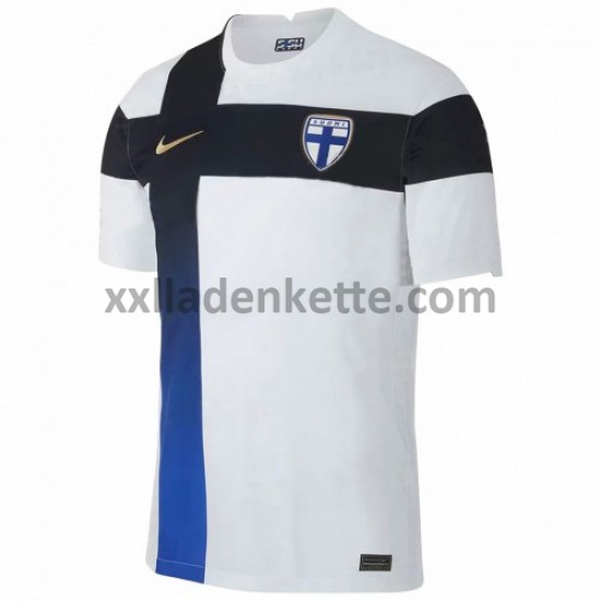 Fußballtrikot Finnland Heim EURO 2020 Kurzarm