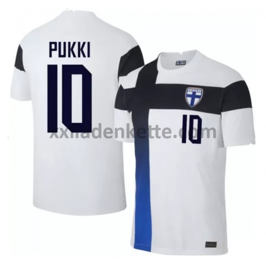 Fußballtrikot Finnland Teemu Pukki 10 Heim EURO 2020 Kurzarm